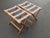 1960s Vintage Scheibe Style Folding Wooden Luggage Rack Set of 2 For Sale In Washington DC - Image 6 of 9