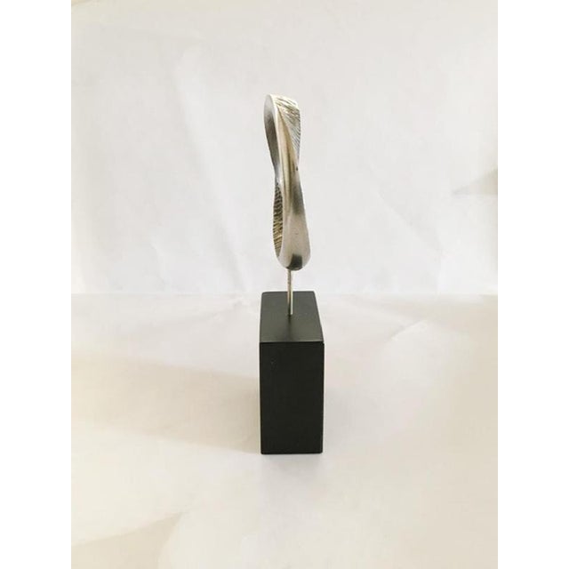 Vintage Italian Aluminium Multiple Abstrac Sculpture by Jiro Sugawara, 1980 For Sale - Image 11 of 18