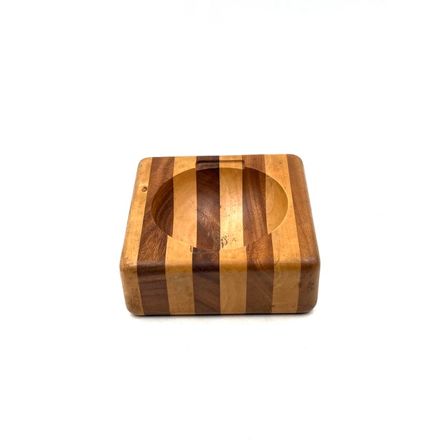 Mid-Century Wood Vide Poche Bowl, Italy Ca. 1970 For Sale - Image 9 of 14