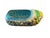 Paint Antique Chinoiserie Colorful Enamels on Brass Mini Shoe 3.5" W For Sale - Image 7 of 8