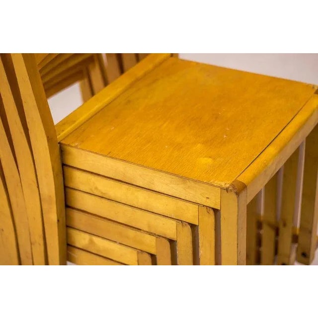 Orchestra Chairs by Sven Markelius, 1930s, Set of 7 For Sale - Image 9 of 13