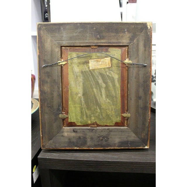 1970s Victorian Style Figurative Interior Scene Oil Painting by Talbot Hughes For Sale - Image 4 of 8