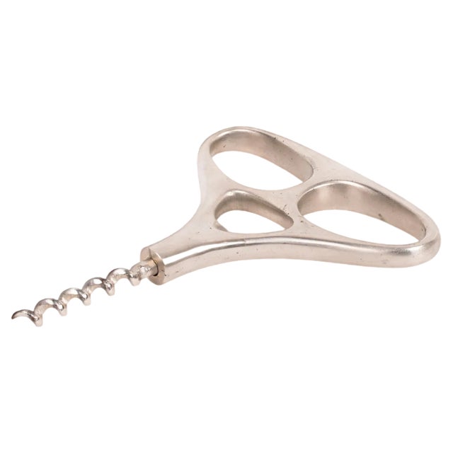 Brass and Steel Cork Screw by Carl Auböck, Austria, 1960s For Sale