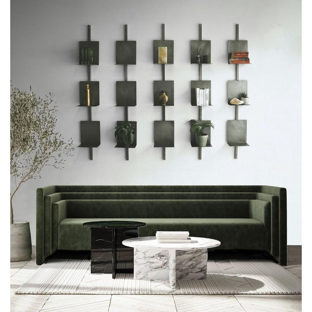 Kinko Stainless Steel Shelves by Zincutec, Set of 2 For Sale - Image 4 of 7