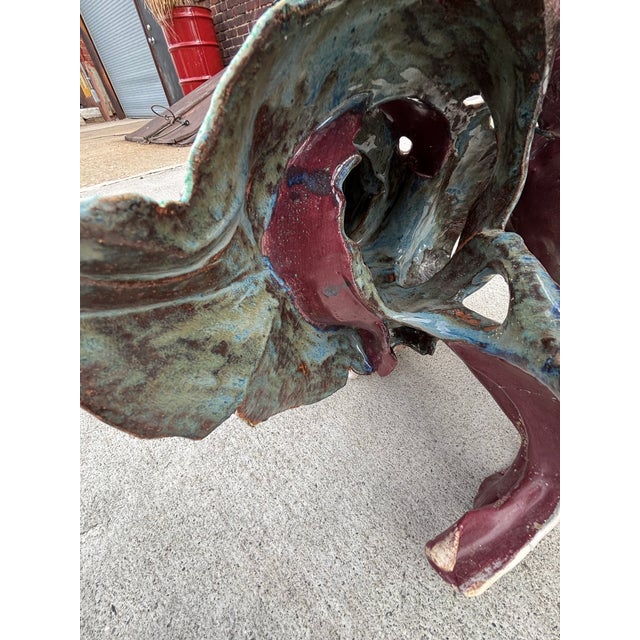 1990s Matthew Burton Ceramic Seashell Sculpture For Sale In Philadelphia - Image 6 of 12