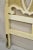 Mid 20th Century Vintage French Provincial Hollywood Regency Cream Painted Cane King Headboard For Sale In Philadelphia - Image 6 of 11
