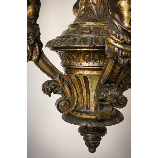 Chandelier with Four Greek Mythological Figures, 2010s For Sale - Image 3 of 18