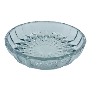 Vintage Val Saint Lambert Modern Cut Crystal "Imperial" Pattern Serving/Centerpiece Bowl