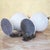 Pair of Vintage White Ceramic Ginger Jar Table Lamps With Floral Relief & Diane Shades For Sale - Image 9 of 18