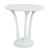 Transitional Bellini Lamp Table in White For Sale - Image 3 of 3