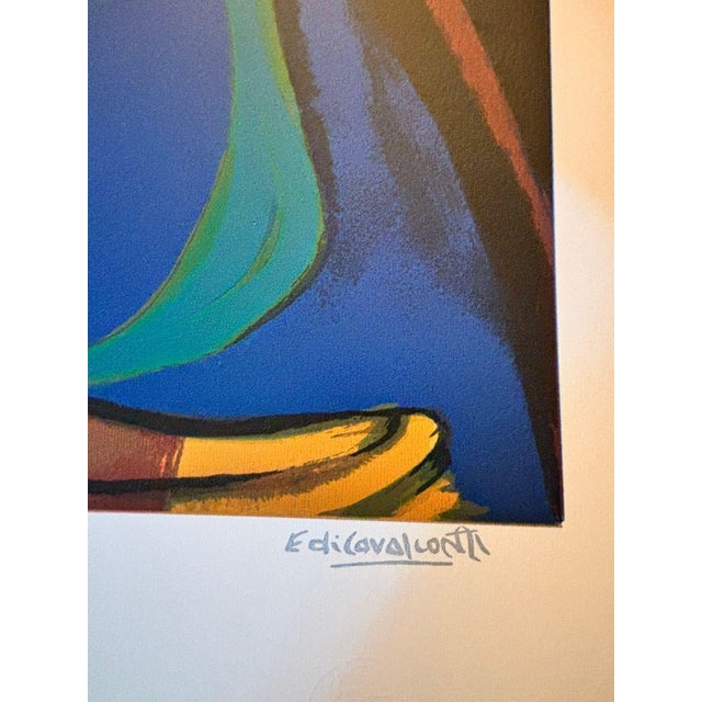 Art Deco Di Cavalcanti Posthumous Limited Edition Serigraph – Abigail For Sale - Image 3 of 4