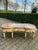 Mid-20c French Louis XVI Cream Gilt Marble Coffee Table For Sale - Image 15 of 17