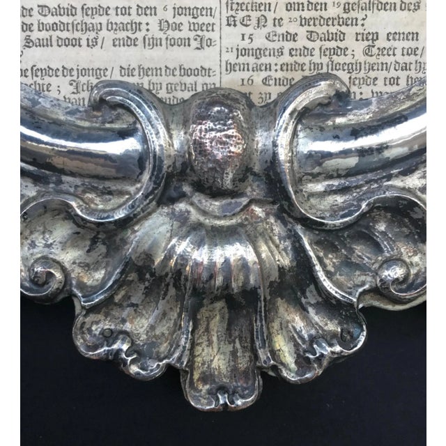 18th Century Repousse Baroque Ecclesiastical Carta Gloria For Sale - Image 4 of 13