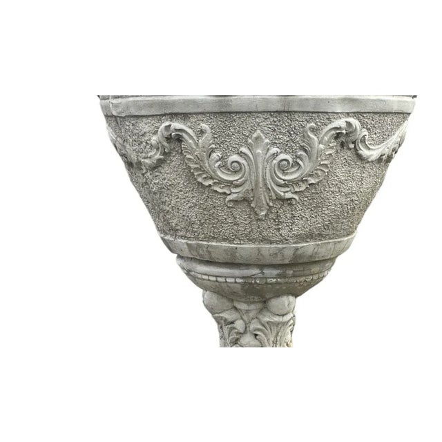 Mid-Century Modern Mid 20th Century Concrete Planter For Sale - Image 3 of 6