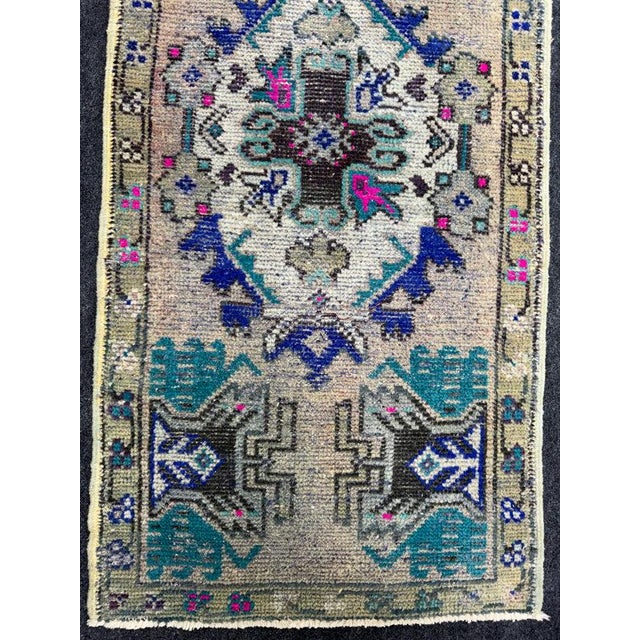 Contemporary Turkish Yastik Rug 1'7" x 3'2" For Sale - Image 3 of 5