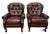 American Vintage Traditional American Style Tufted Leather Recliners - Pair For Sale - Image 3 of 12
