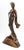 Erte (Romain de Tirtoff, Russian/French, 1892-1990) "Peace" Gilt and Patinated Bronze Sculpture, 1984, signed "Erte" to...