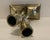 Pair of English barley twist style brass candlesticks, marked "Made in England" on bottom edge. Probably 1930s-1940s. 6.75...