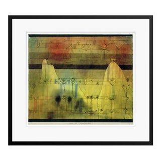 Paul Klee 'Dune Landscape' Archival Pigment Print Framed in Black Reproduction For Sale