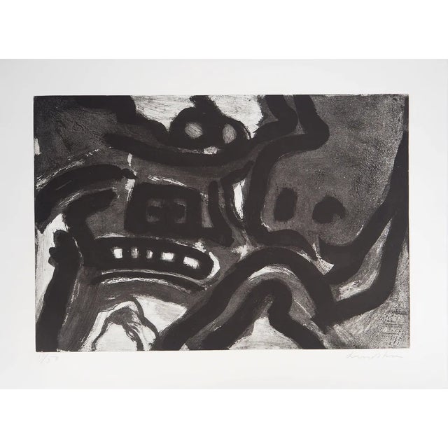 Bengt Lindstrom, Abstract Symbols, Original Engraving For Sale - Image 5 of 5