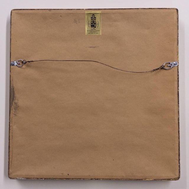 1970s Set of 3 Modernist Botanical Oils in Hand-Carved House of Heydenryk Frames For Sale - Image 11 of 12