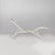 1960s Mid-Century Italian Modern White Iron Garden Deck-Chair or Chaise Longue, 1960s For Sale - Image 5 of 18