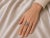 Modern Late 20th Century14K White Gold Filigree Diamond Floral Cocktail Ring, Size 7.5 For Sale - Image 3 of 3