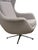 Modern Mid-Century Style High-Back Swivel Wing Lounge Chair For Sale In Philadelphia - Image 6 of 18