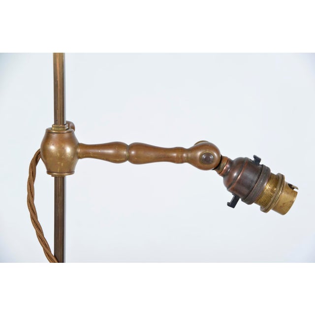 Antique Adjustable Student DeskLamp from Faraday & Son, 1900s For Sale - Image 6 of 11