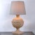 Beige Italian Terracotta Table Lamp, 1980s For Sale - Image 8 of 9