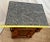 Wood 19th Century European Empire, Biedermeier Burl Walnut Marble-Top Bedside Cabinet For Sale - Image 7 of 9
