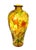 Mid 20th Century Tall Yellow Hand-Blown Glass Bottle in Murano Style For Sale - Image 4 of 17
