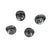 Space Age Chrome Plastic Coat Hangers by Olaf Von Bohr for Kartell, Italy, 1960s, Set of 4 For Sale - Image 6 of 12