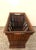 Vintage Bamboo & Rattan Lattice Magazine Holder With Cutout Handles For Sale In Raleigh - Image 6 of 7