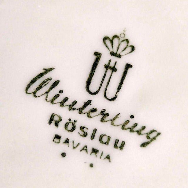 1960s German Porcelain Charger Platter by Winterling-Bavaria, in the Style of Acapulco by Villeroy & Boch For Sale - Image 15 of 15