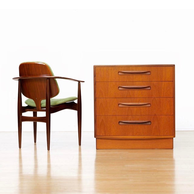 Teak Mid Century Dresser Nightstand by G Plan For Sale - Image 9 of 10