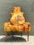 This stunning Mid-Century Modern high back lounge chair is a bold statement piece that perfectly captures the adventurous...