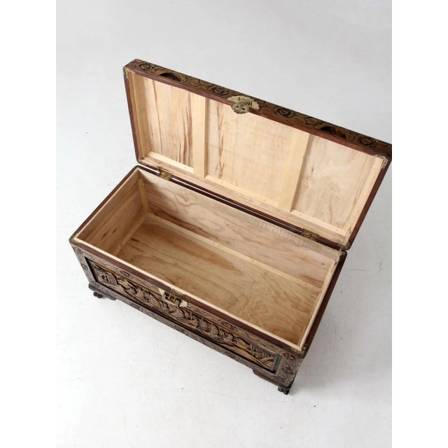 Antique Chinese Camphor Wood Chest For Sale - Image 4 of 16