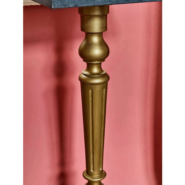 Pedestal with Marble Top For Sale - Image 3 of 8