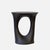 Souda Kreten Side Table, Painted Black, Short, by Souda, Modern, Organic, Concrete End Table For Sale - Image 4 of 5