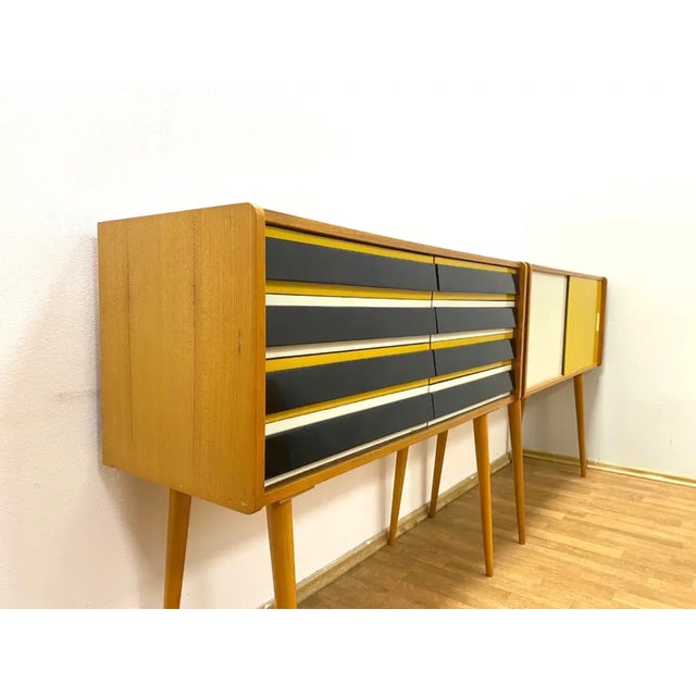 Vintage Chests of Drawers by Jiří Jiroutek, 1960s, Set of 2 For Sale - Image 6 of 12