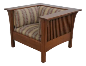 Stickley Mission Oak Prairie Club Chair