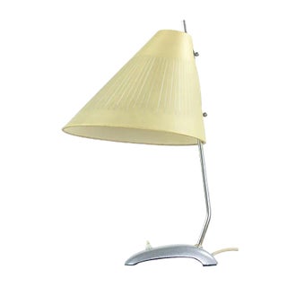 Vintage Table Lamp in Brass, Czechoslovakia, 1950s For Sale