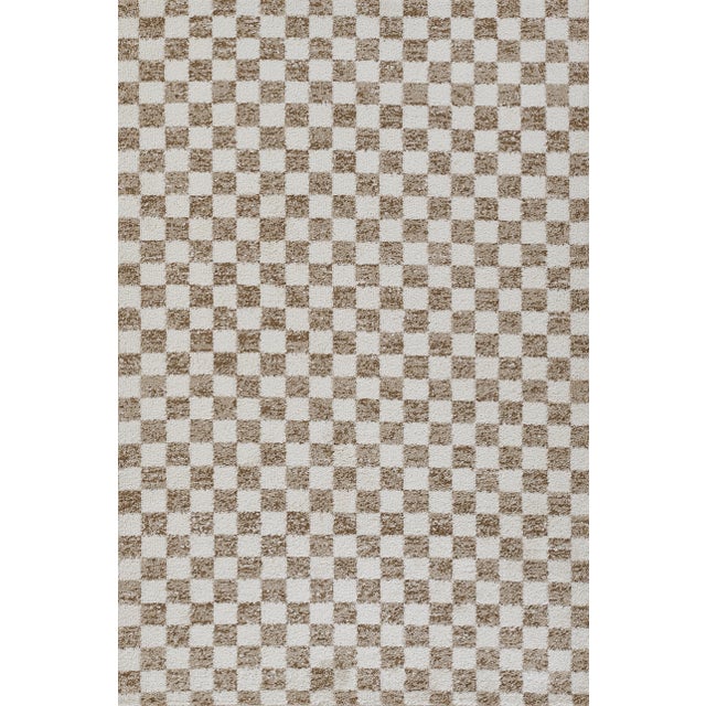 Novogratz Kaia Beige Machine Made Area Rug 5'3" X 7' For Sale