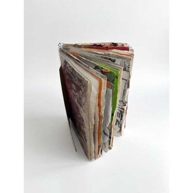 Purvis Young Original One-of-a-Kind Paintings Book 60+ Works, 23x19 Outsider Art For Sale In Miami - Image 6 of 7