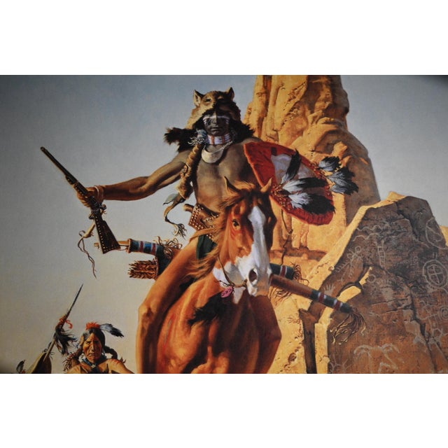 Printmaking Materials 1990s Frank C. McCarthy “Where Others Had Passed” Signed Limited Edition Print – 973/1000 For Sale - Image 7 of 12