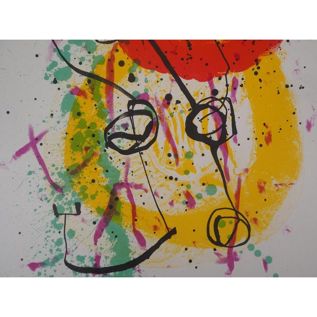 Joan Miro, Composition aux anneaux, Lithograph For Sale - Image 4 of 6