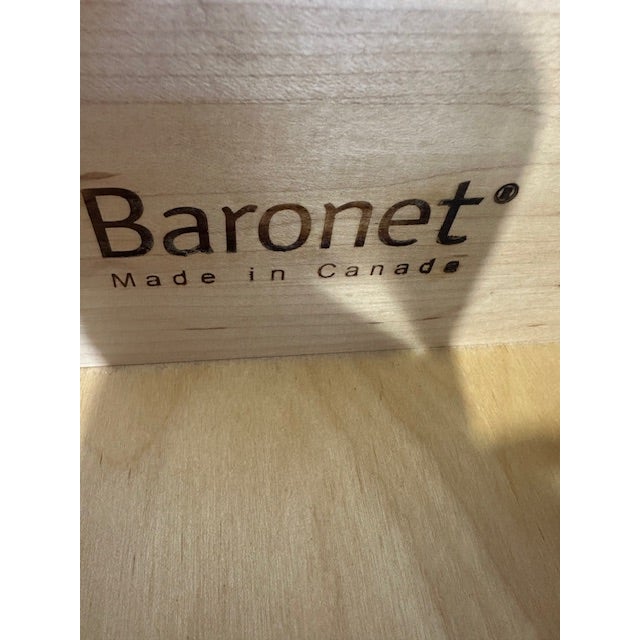 Modern 1980s Baronet Modern Five-Drawer Chest in Charcoal Finish For Sale - Image 3 of 10