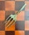 Mid-Century Modern Solid Brass Large 4 Prong Fork For Sale - Image 3 of 7