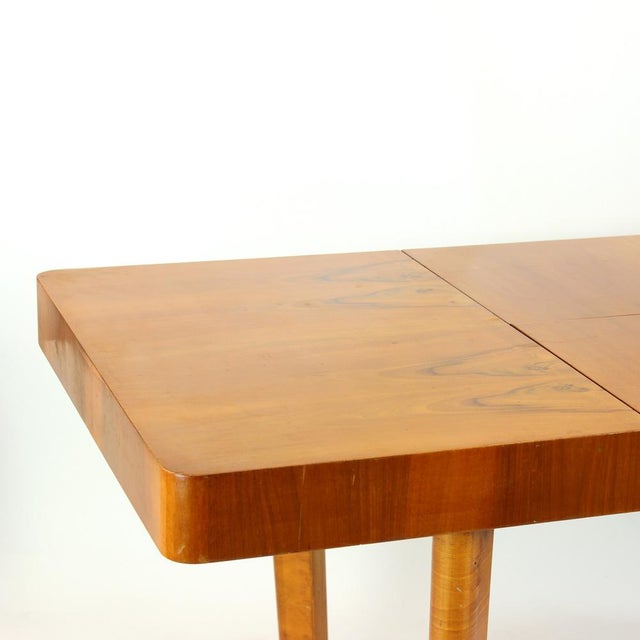 1950s Mid-Century Modern Extendable Dining Table from Tatra, 1950s For Sale - Image 5 of 12